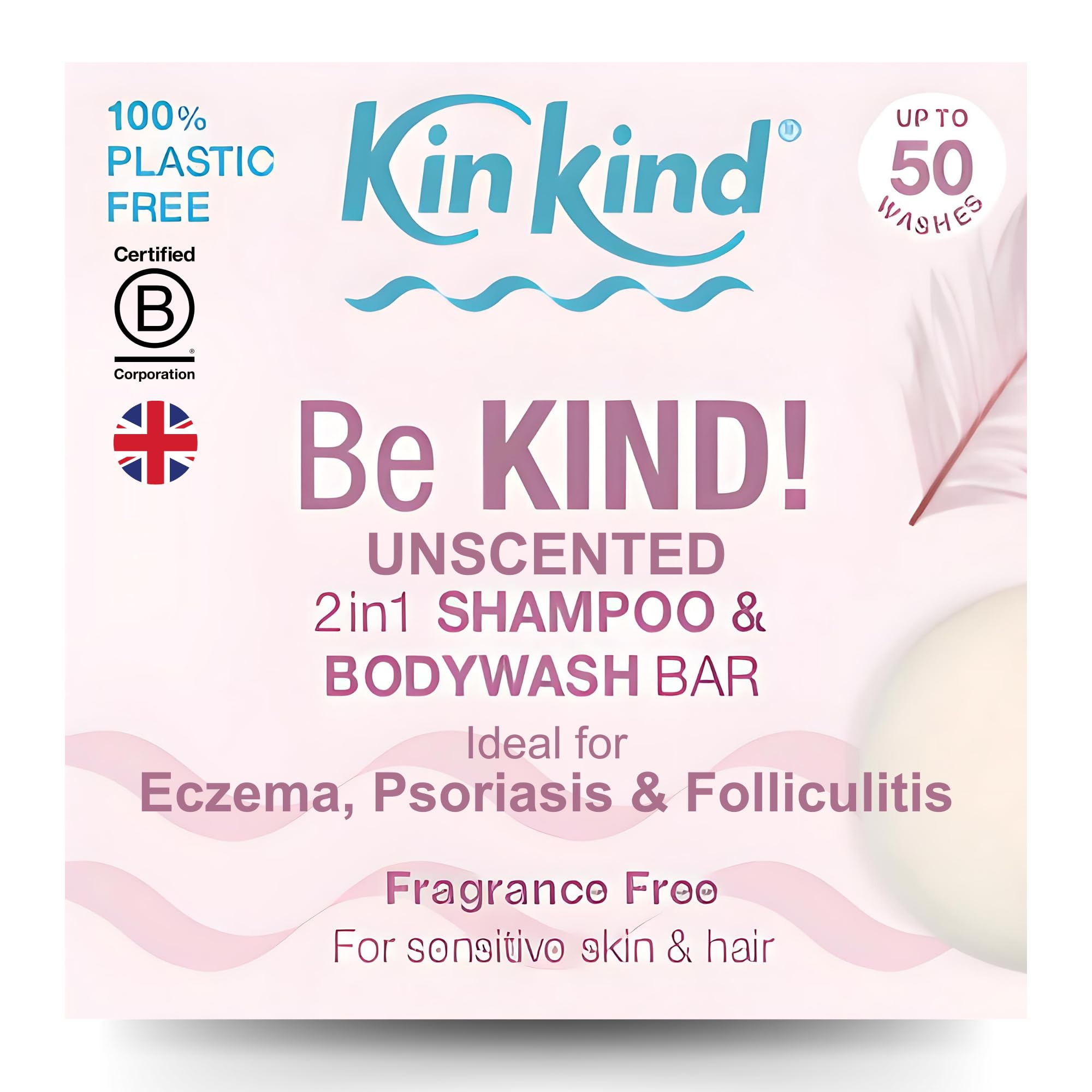 KinKind bar drying on a draining dish for longer life benefit