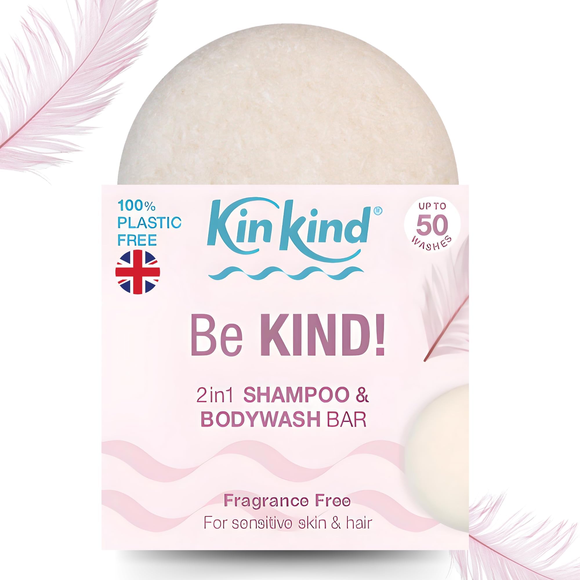 KinKind bar lather in hands demonstrating rich foam benefit