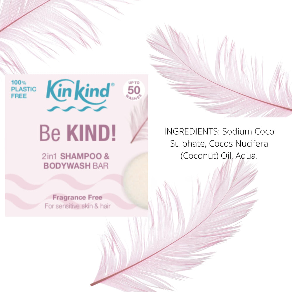 KinKind family in shower using bar illustrating gentle for kids benefit