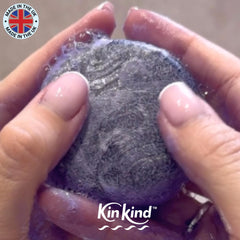 KinKind shampoo bar producing rich lather for effective cleansing and toning benefit