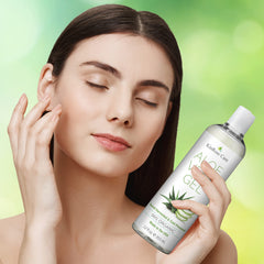 KinRose Care jar next to 8oz bottle showing 50% more product value