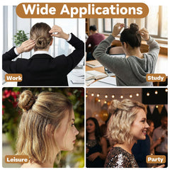 KINYFY lifestyle shot of woman wearing updo for elegant finish