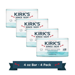 Kirk's front packaging showing 18 bars and convenience for stocking