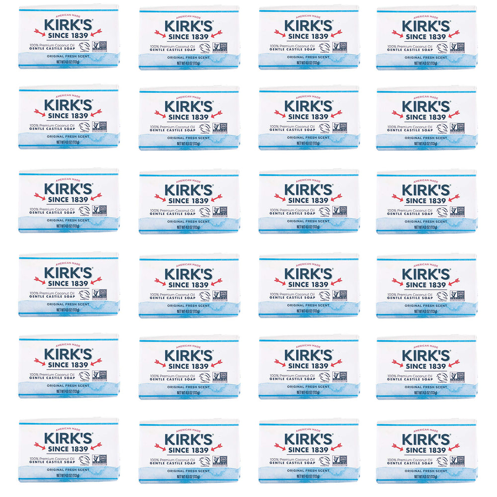 Kirk's front packaging showing brand and fresh scent benefits
