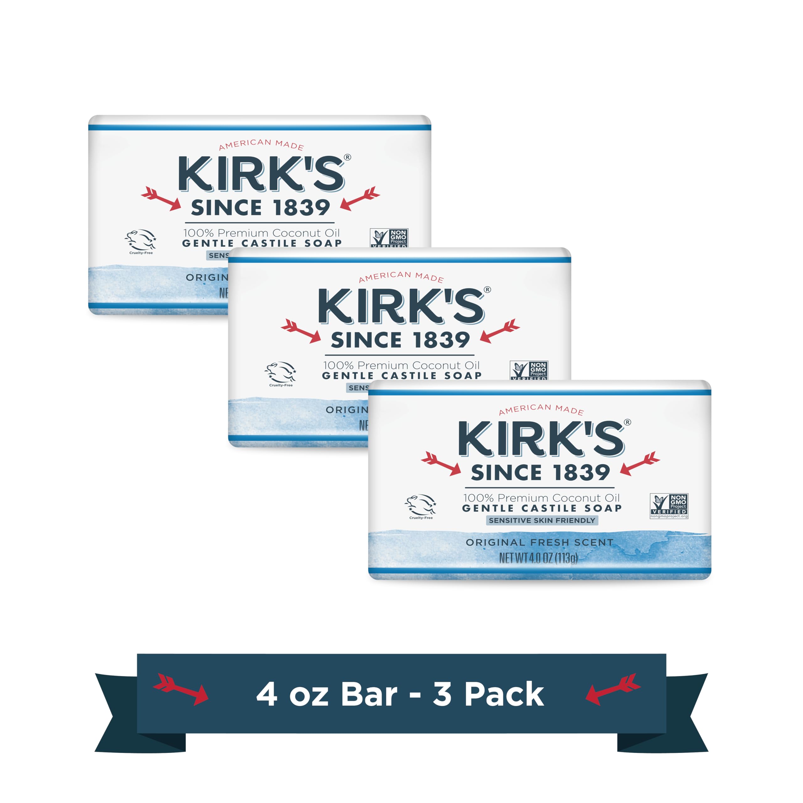 Kirk's pack front showing three bars and clear labeling for value