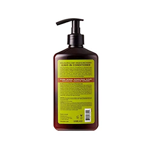 KISS pump and label detail displaying organic oil ingredients