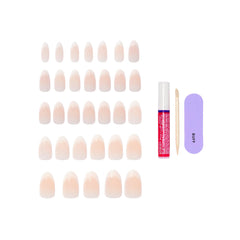 KISS Burble glue tube and tools laid out for convenient at-home use