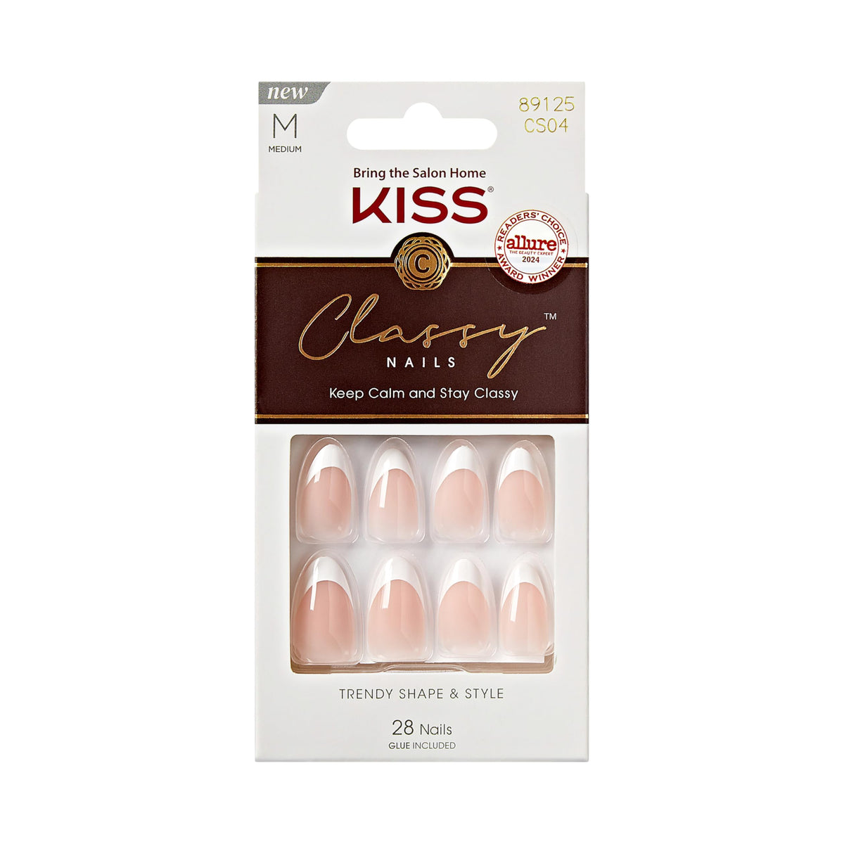 KISS Classy front packaging showing kit contents and benefits