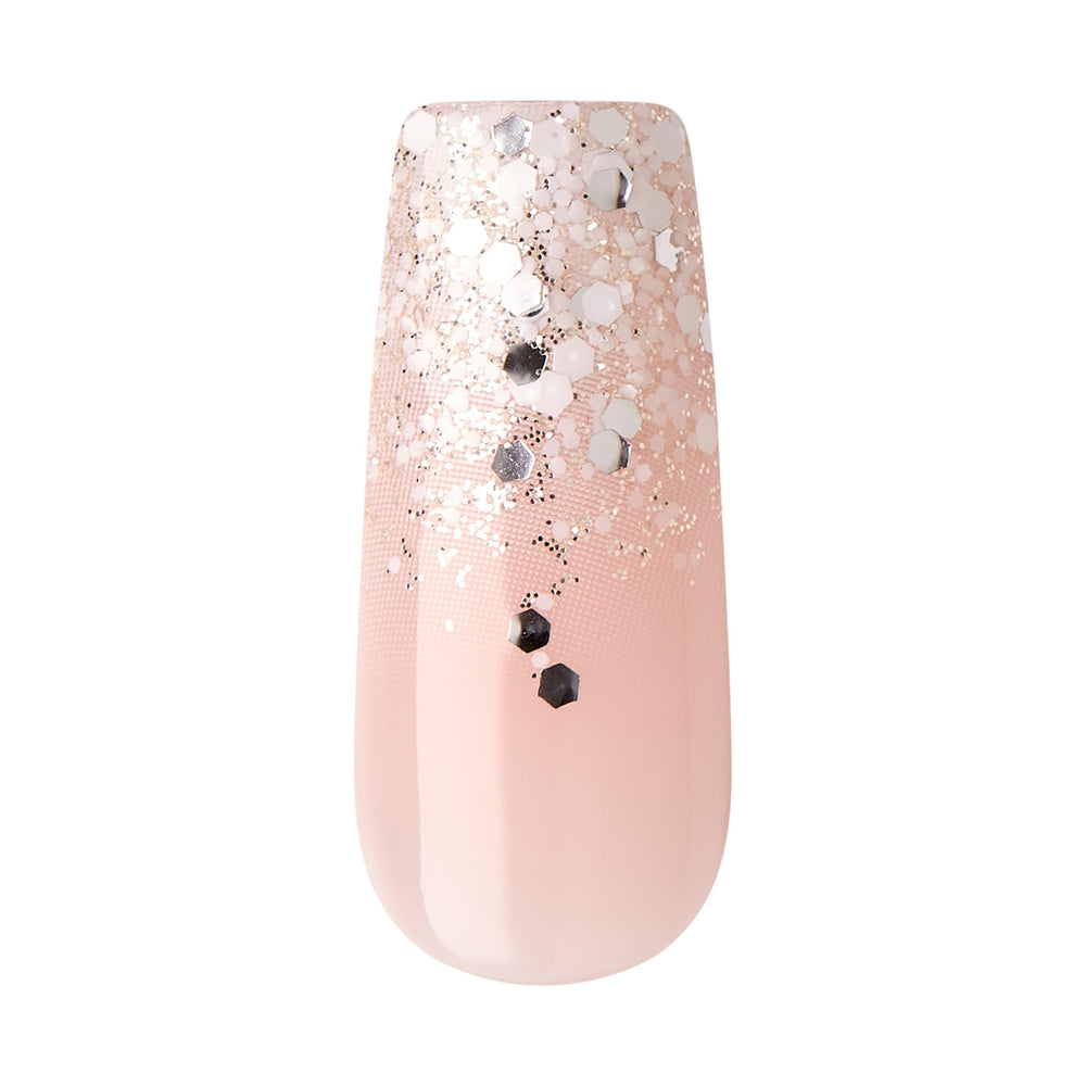 KISS nails worn on hand in lifestyle shot demonstrating instant glamour and wearable durability