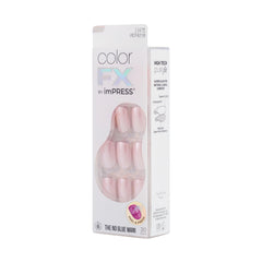 KISS reflective chrome nail detail showing mirror-like finish and glossy shine