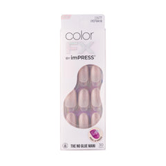 KISS front packaging showing Color FX press-on nails and kit benefits