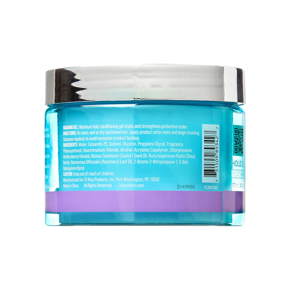 KISS COLORS & CARE bottle on bathroom shelf for daily styling routine convenience