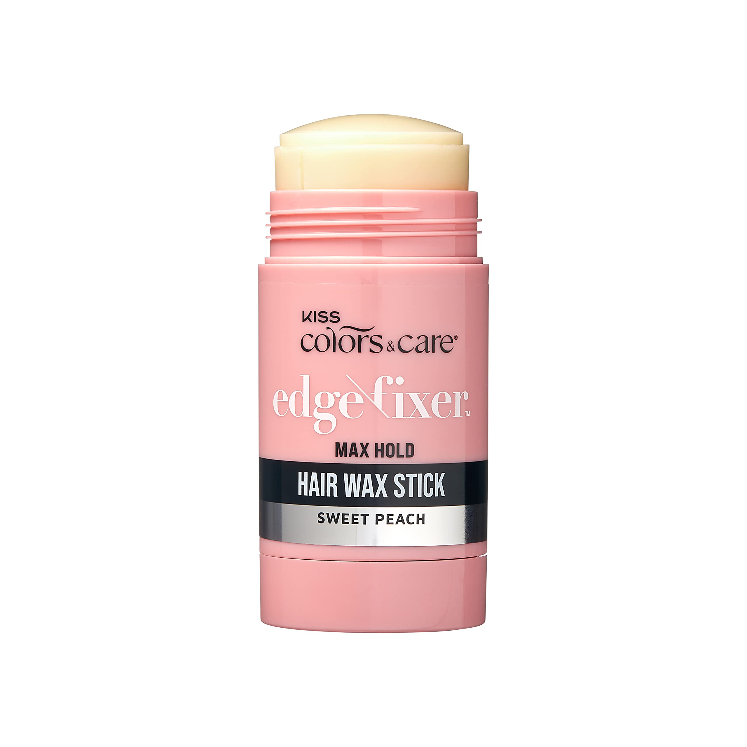 KISS COLORS & CARE before and after edges showing smoother, sleeker hairline