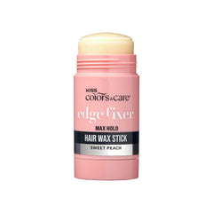 KISS COLORS & CARE before and after edges showing smoother, sleeker hairline