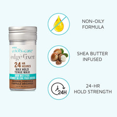 KISS COLORS & CARE wax texture close-up highlighting smooth non-oily finish