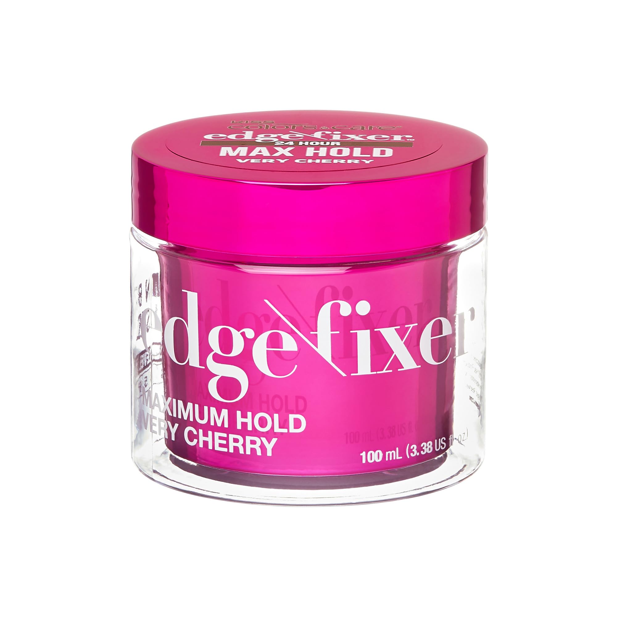 KISS COLORS & CARE edges after application showing sleek, flake-free finish and shine
