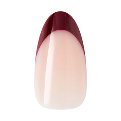 KISS almond shape side profile showcasing comfortable length and silhouette