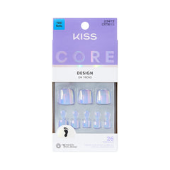 KISS Core front packaging showing kit contents and blue color benefit