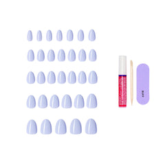 KISS included 2g glue, mini file, and manicure stick displayed for complete application