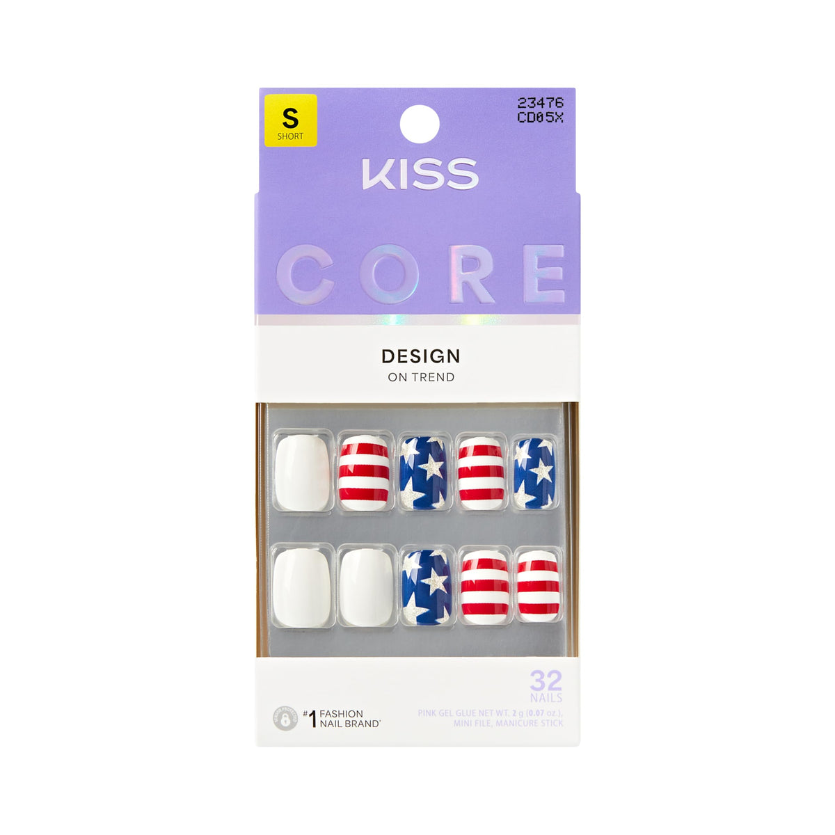 KISS core front packaging showing Melody In Motion set and benefits