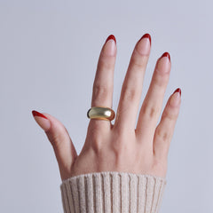 KISS nails worn on hand in lifestyle setting showing instant polished result