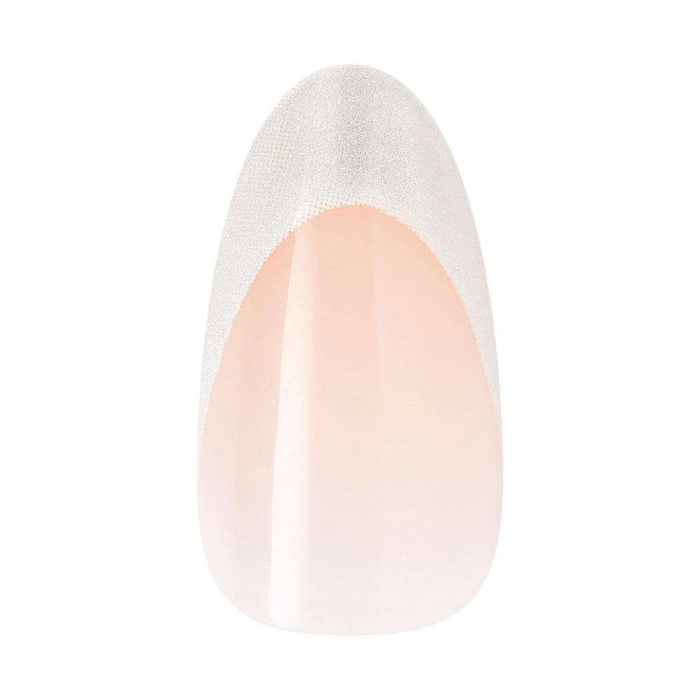 KISS Core nails in hand to show scale and realistic size for wearers