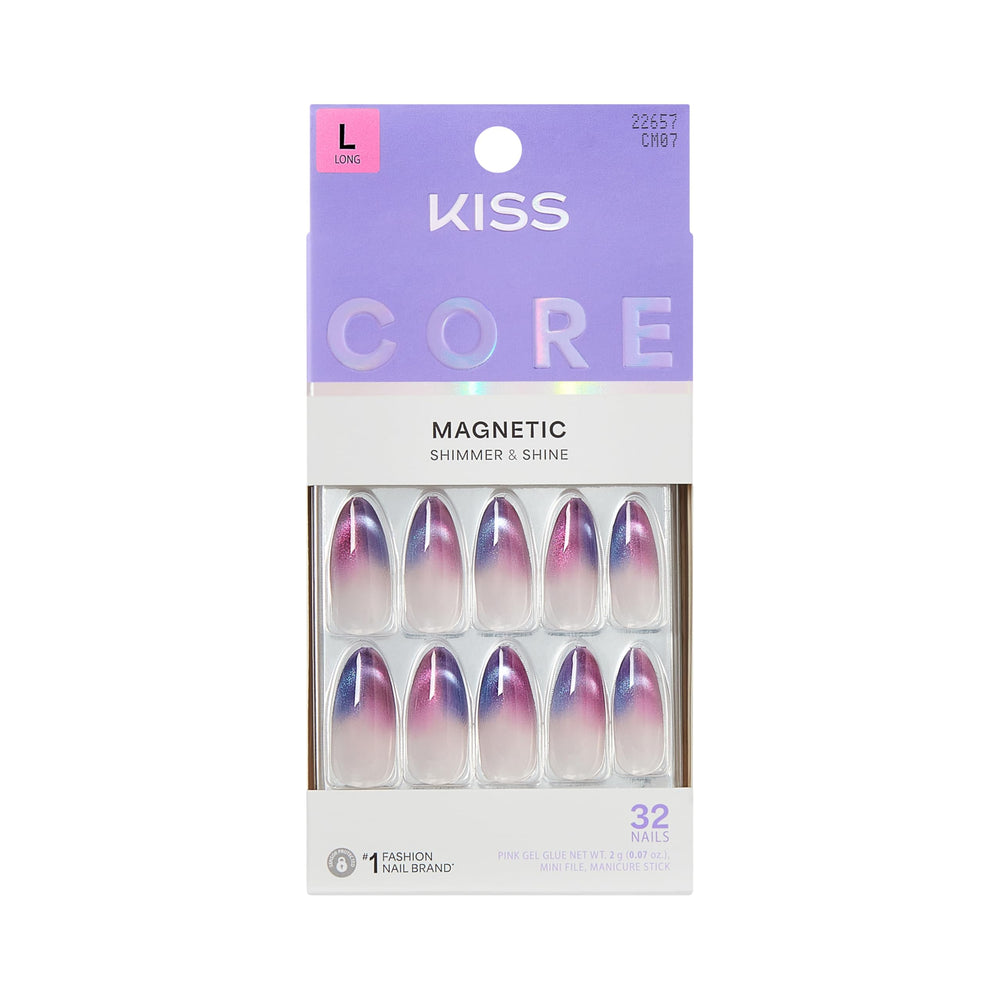 KISS packaging front showing nails and kit for easy at-home manicure