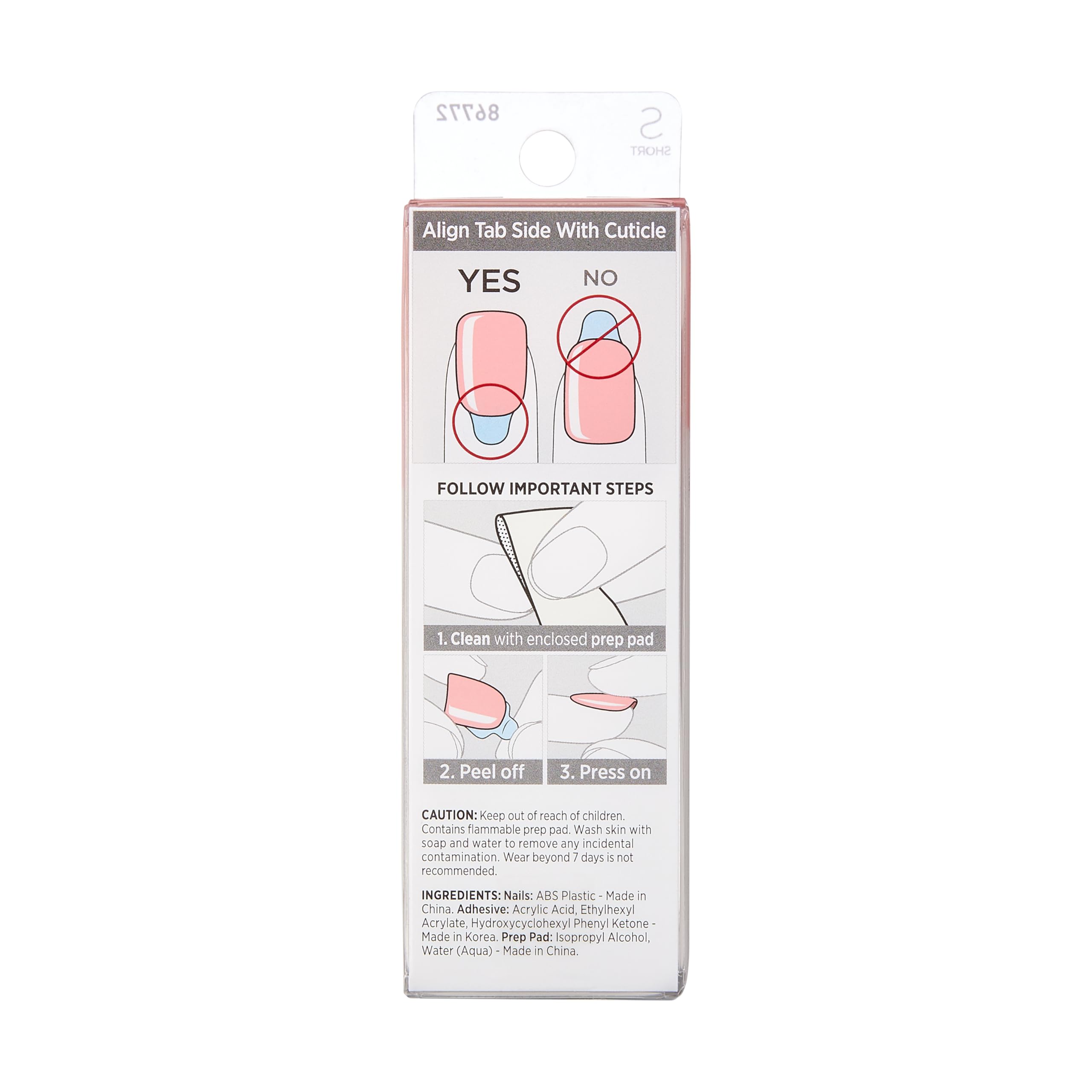 KISS Dolce Pink side profile highlighting thin PureFit design for comfortable wear