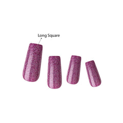 KISS applied nails on hands styled for a night-out look