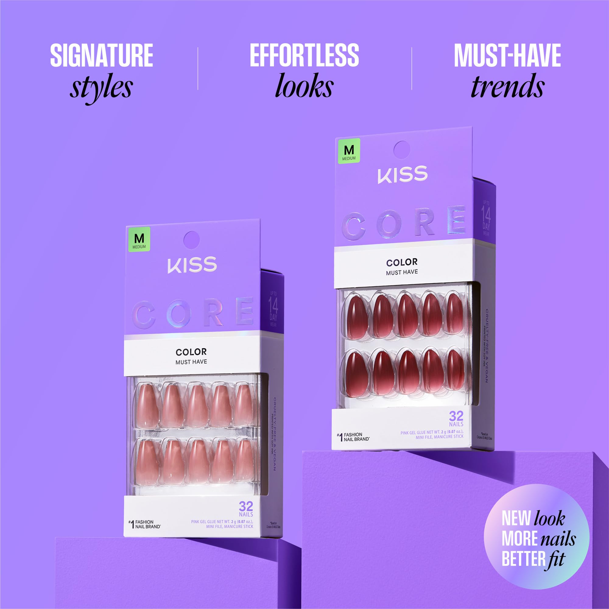 KISS Dulcet side profile highlighting flexible thickness for comfort