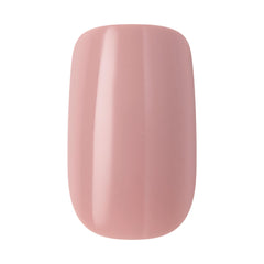 KISS Embullience applied on a natural hand illustrating neat short squoval look and confidence