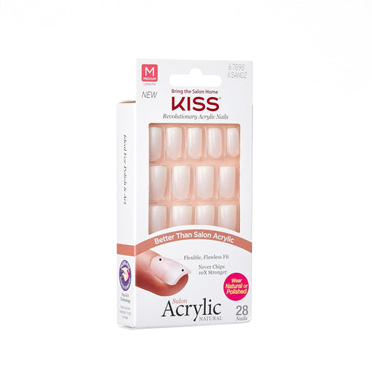 KISS 'Euphoria' close-up at cuticle showing thin edge and seamless natural look benefit