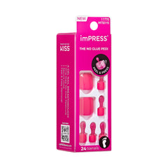 KISS gloss finish detail highlighting shine and salon look benefit