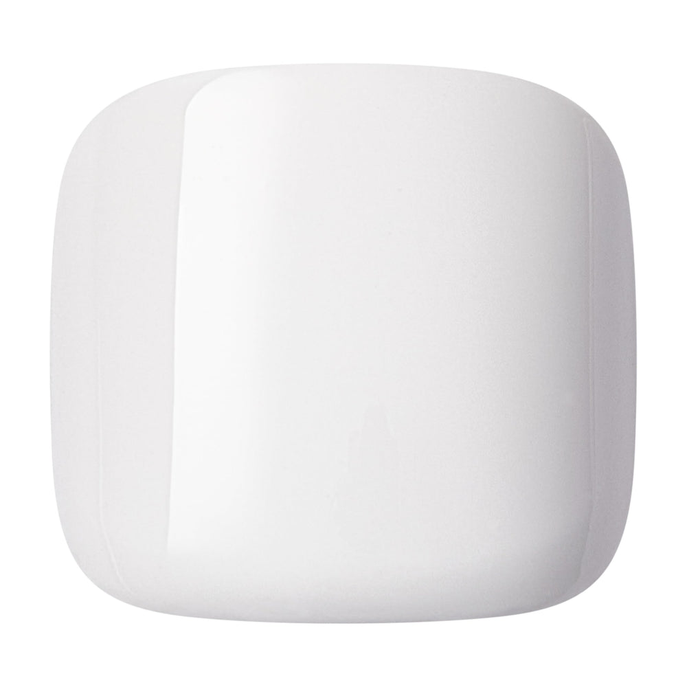 KISS finished pedicure close-up highlighting smooth white finish and neat edges