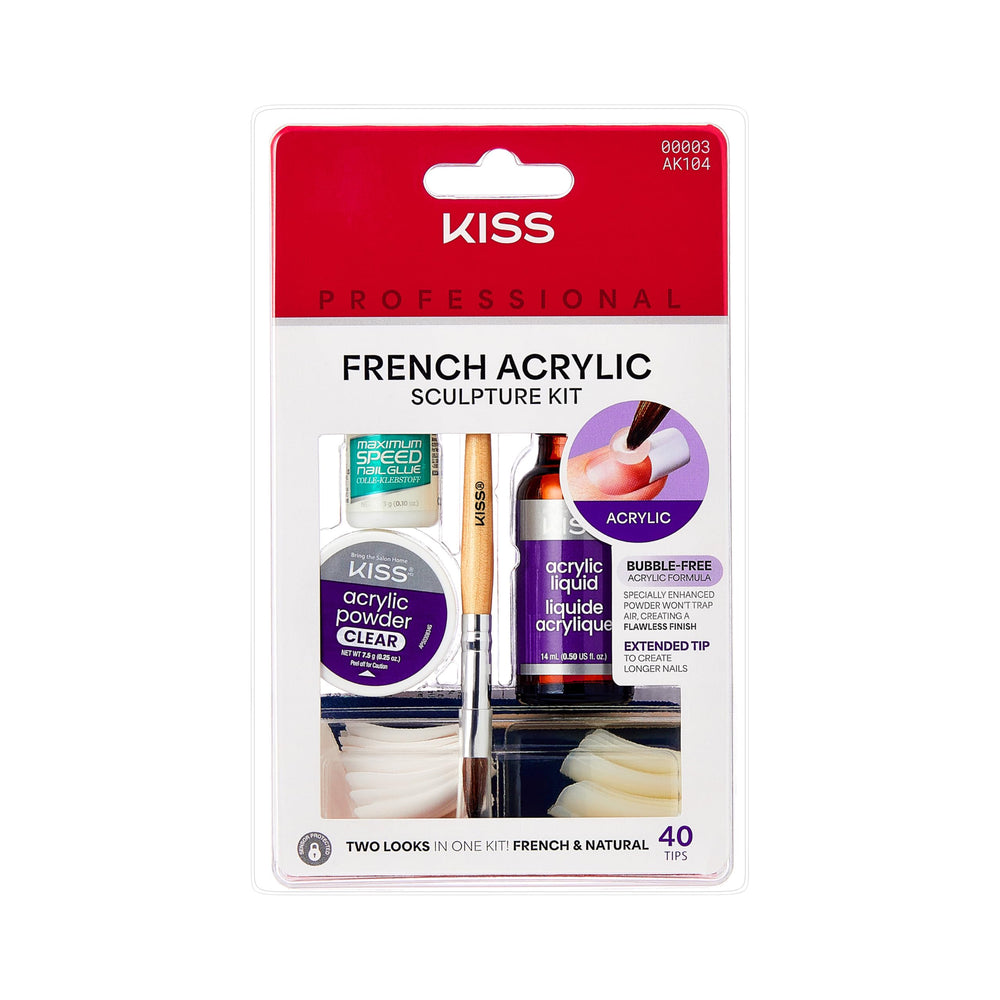 KISS kit front packaging showing all included items and benefits