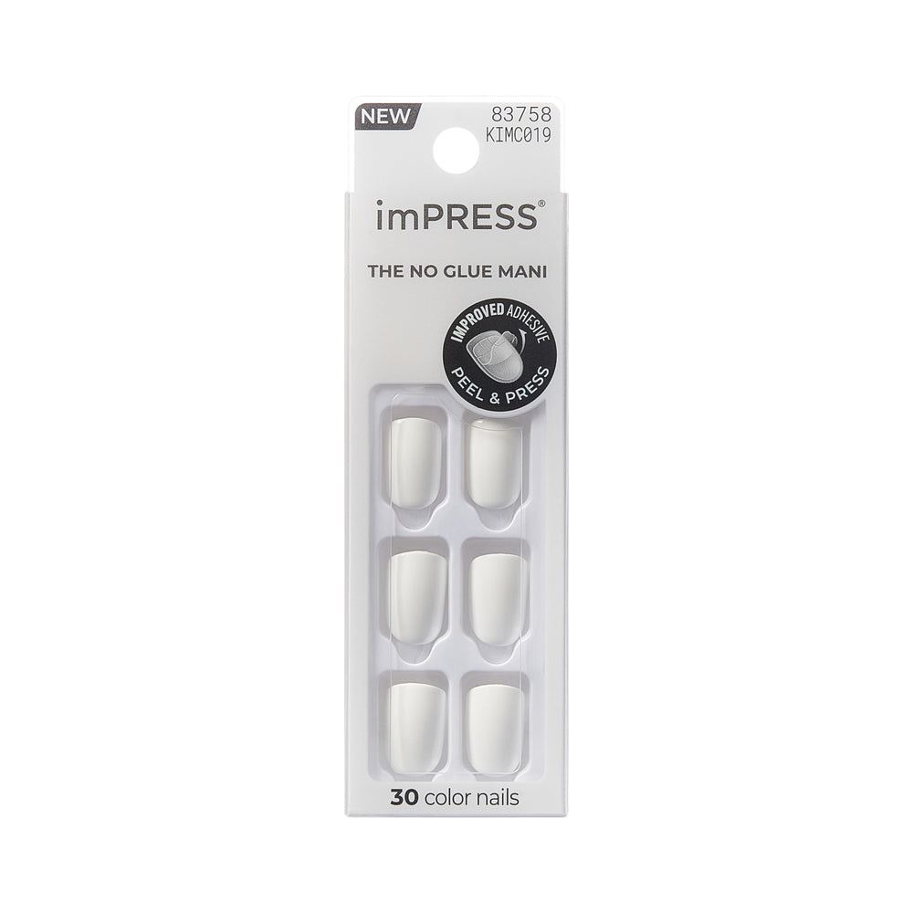 KISS front packaging showing Frosting white kit and quick salon benefit