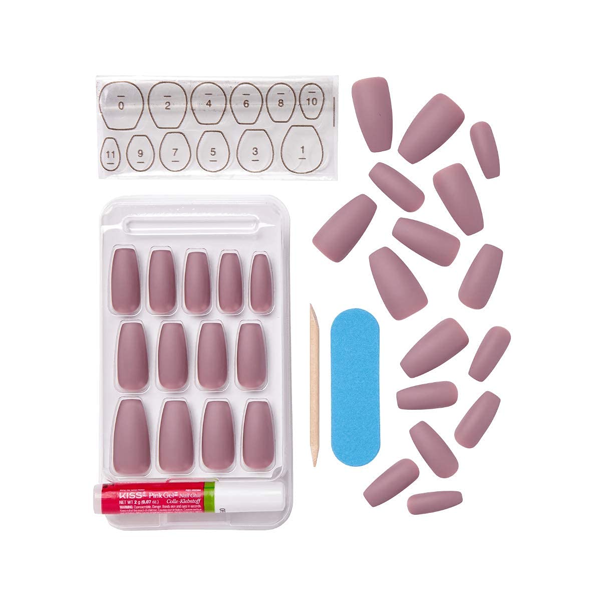 KISS application with adhesive tab in use demonstrating easy application and secure hold benefit