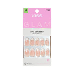 KISS Glam front packaging showing set and benefits