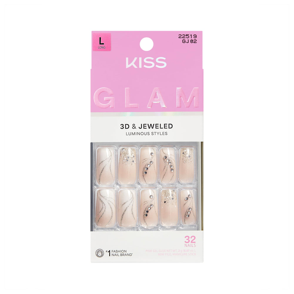 KISS front packaging showing set and included tools for easy application