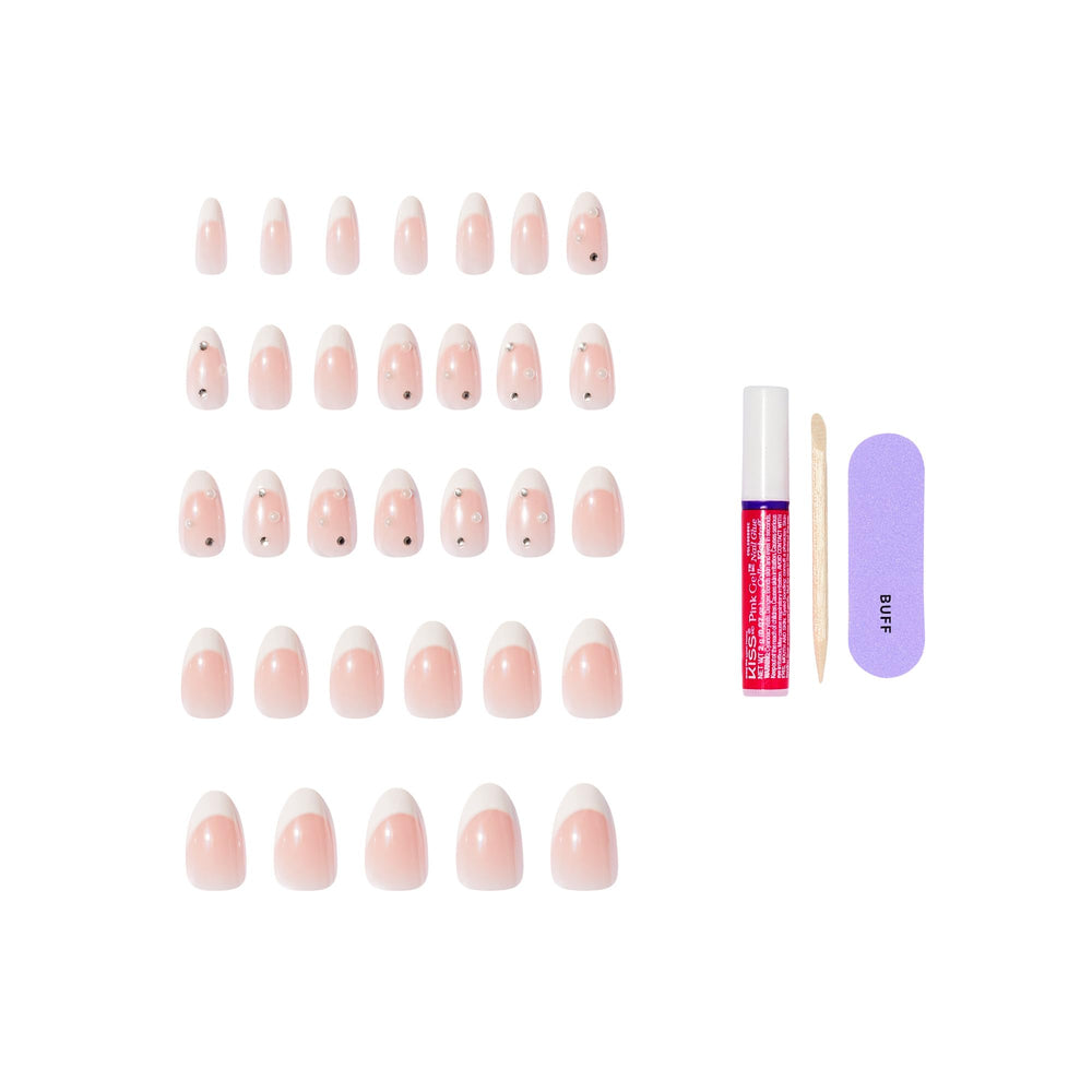 KISS Glam glue and tools included for quick at-home application