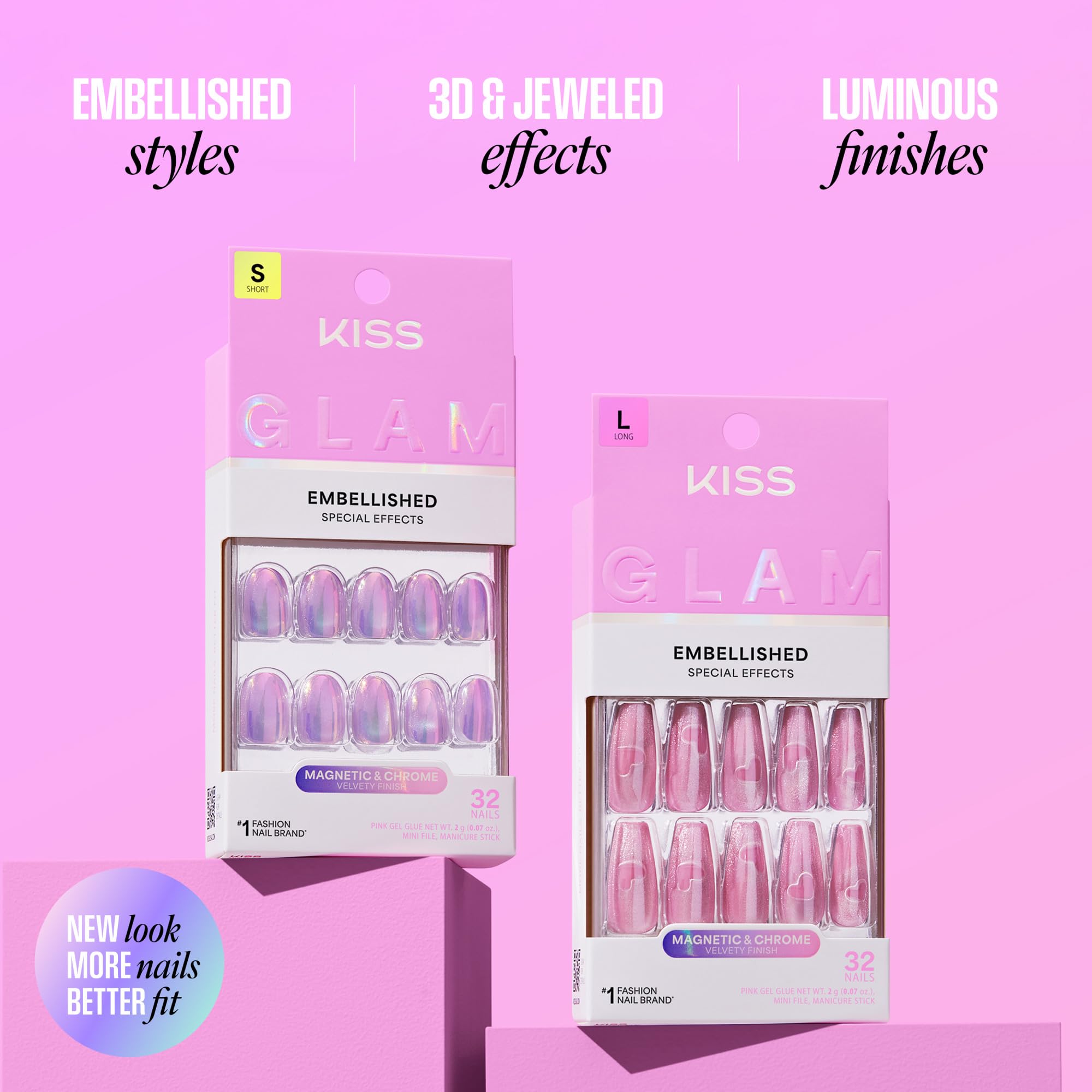KISS mini file and manicure stick close-up for precise shaping and prep