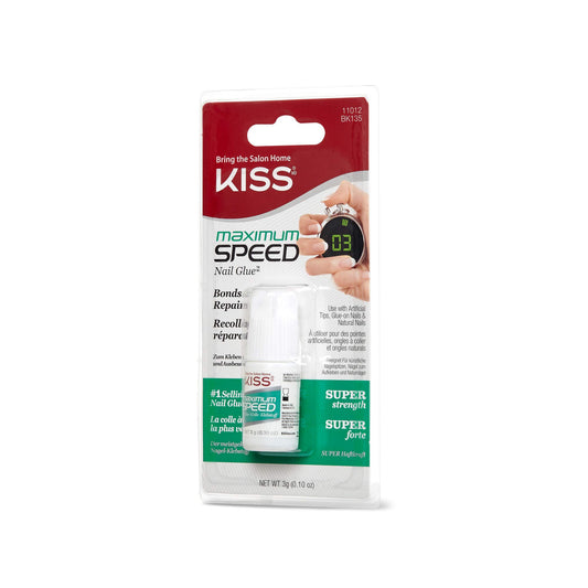 KISS glue tube close-up nozzle illustrating precise control and mess-free application