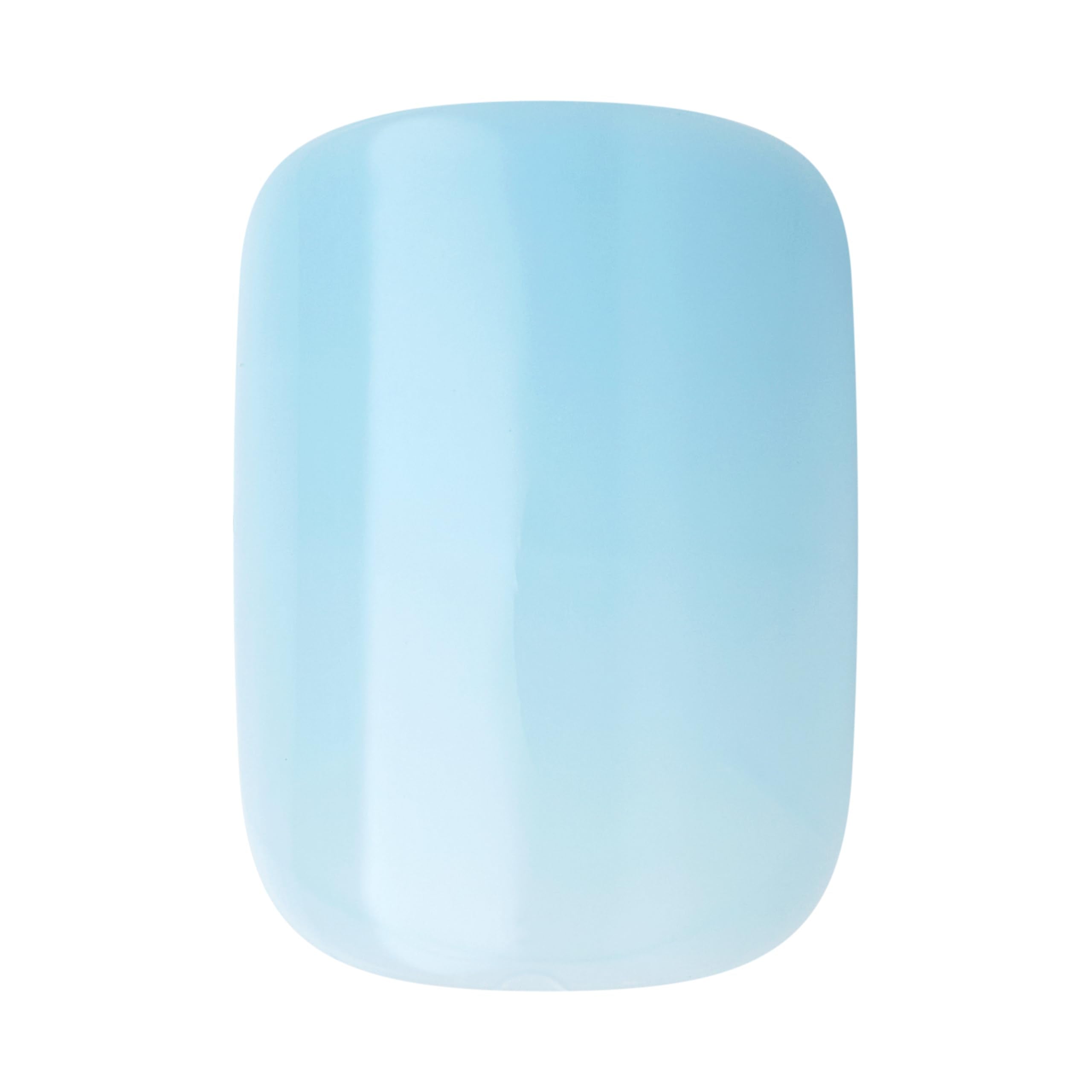 Kiss imPRESS nails being applied with prep pad and manicure stick showing quick, clean application