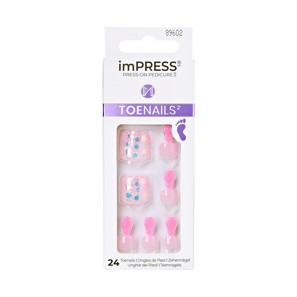 KISS press-on front packaging shows included kit and benefit of convenience