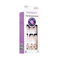 KISS imPRESS worn in evening outfit lifestyle shot for instant polished look