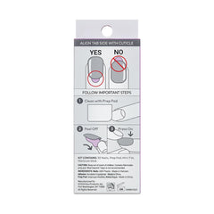 KISS imPRESS mini file close detail for smooth edge and comfortable wear
