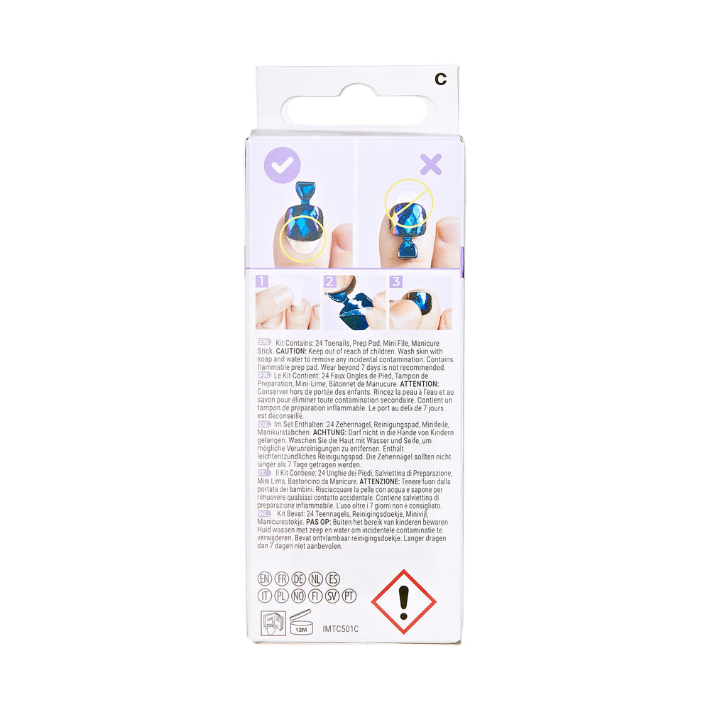 KISS back label with instructions and contents for straightforward application
