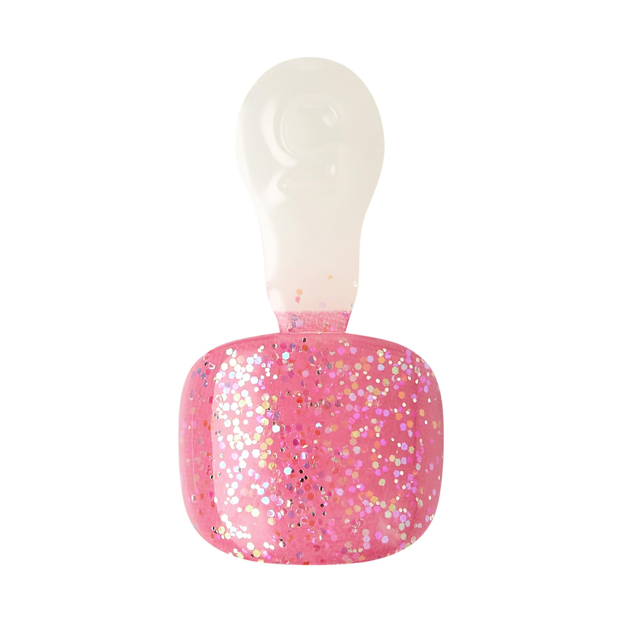 KISS glitter and rainbow finish texture emphasizing high-gloss shine
