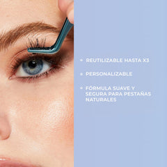 KISS lifestyle image in bathroom showing water resistance and confidence benefit