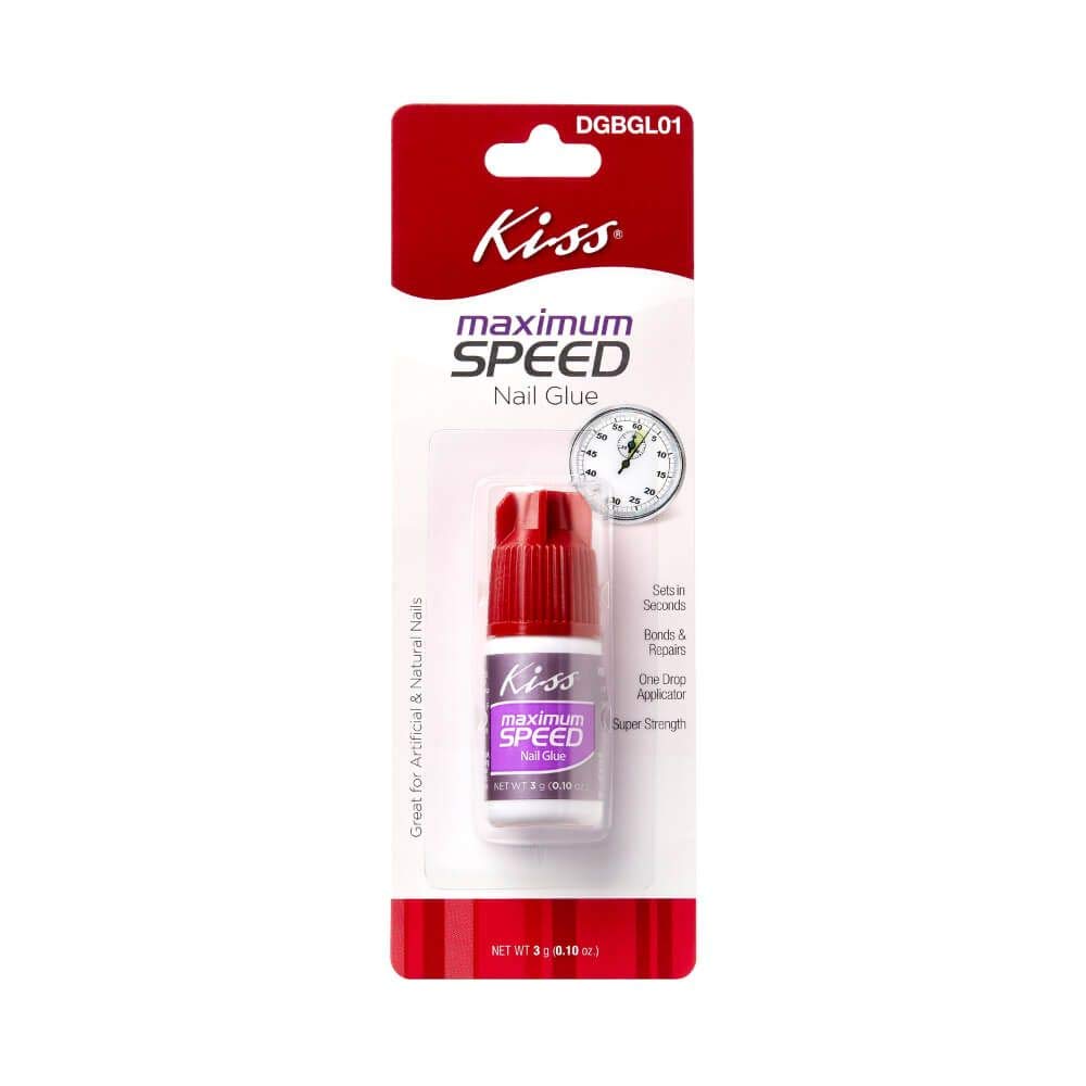 KISS front bottle showing label and quick-dry benefit